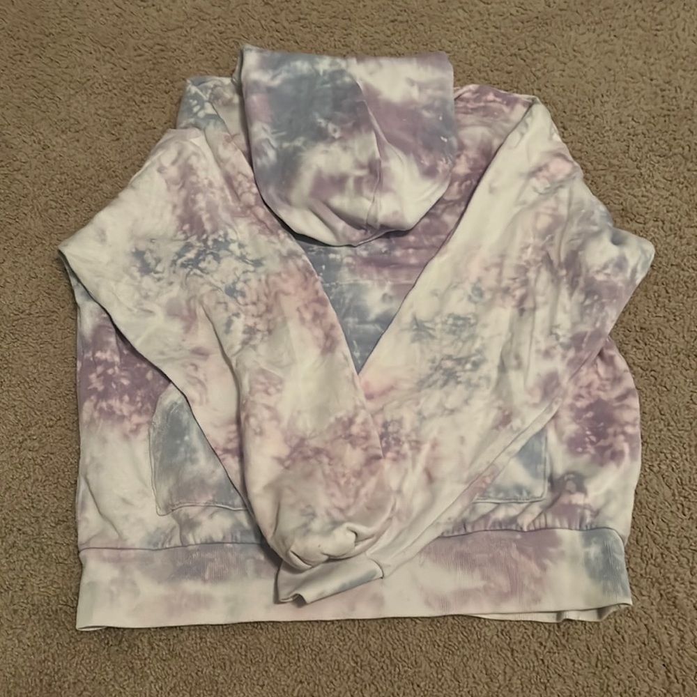 katie j nyc tie die hoodie